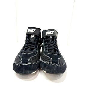 Nike SpeedSweep 7 Men’s Wrestling Shoes Size 8.5 Black White Lightweight Grip